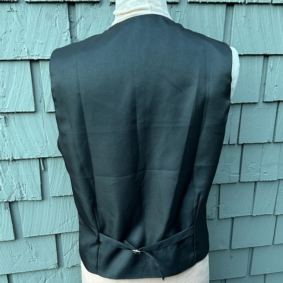 Men’s Toptie black lightweightight vest wedding prom holiday formal Small - Picture 3 of 13